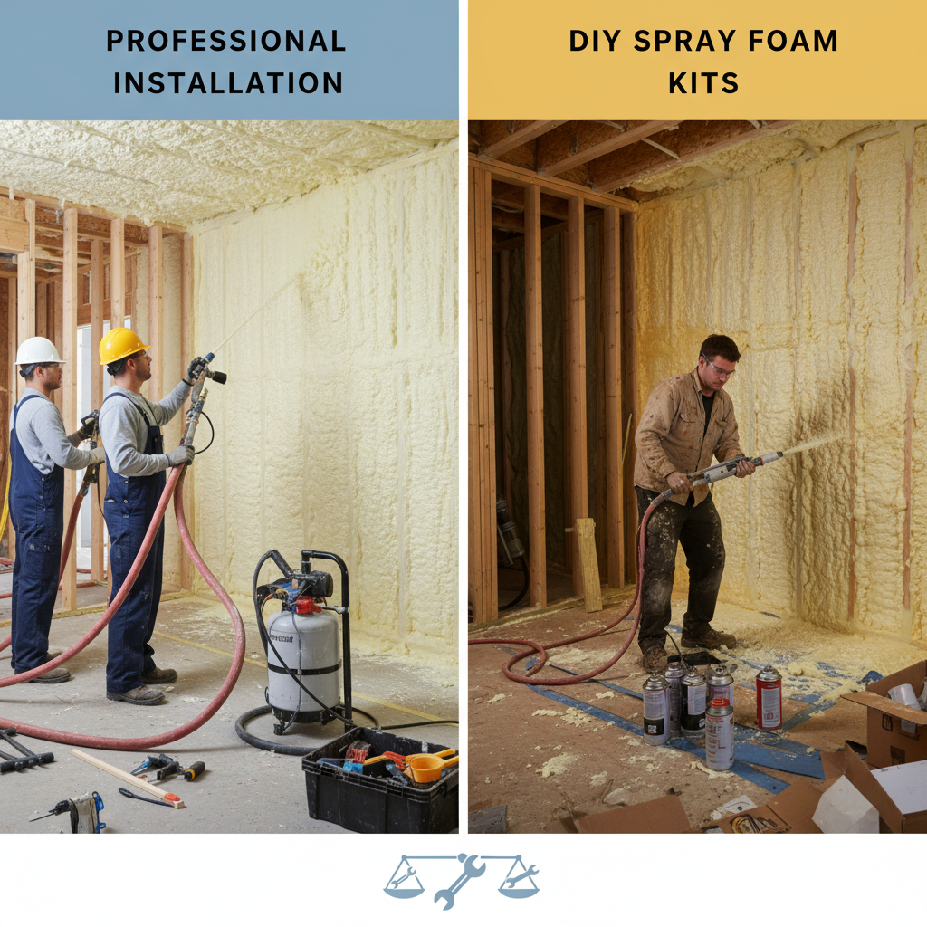 Cost Comparison: Professional Installation vs DIY Spray Foam Kits - Automated SEO blog post thumbnail