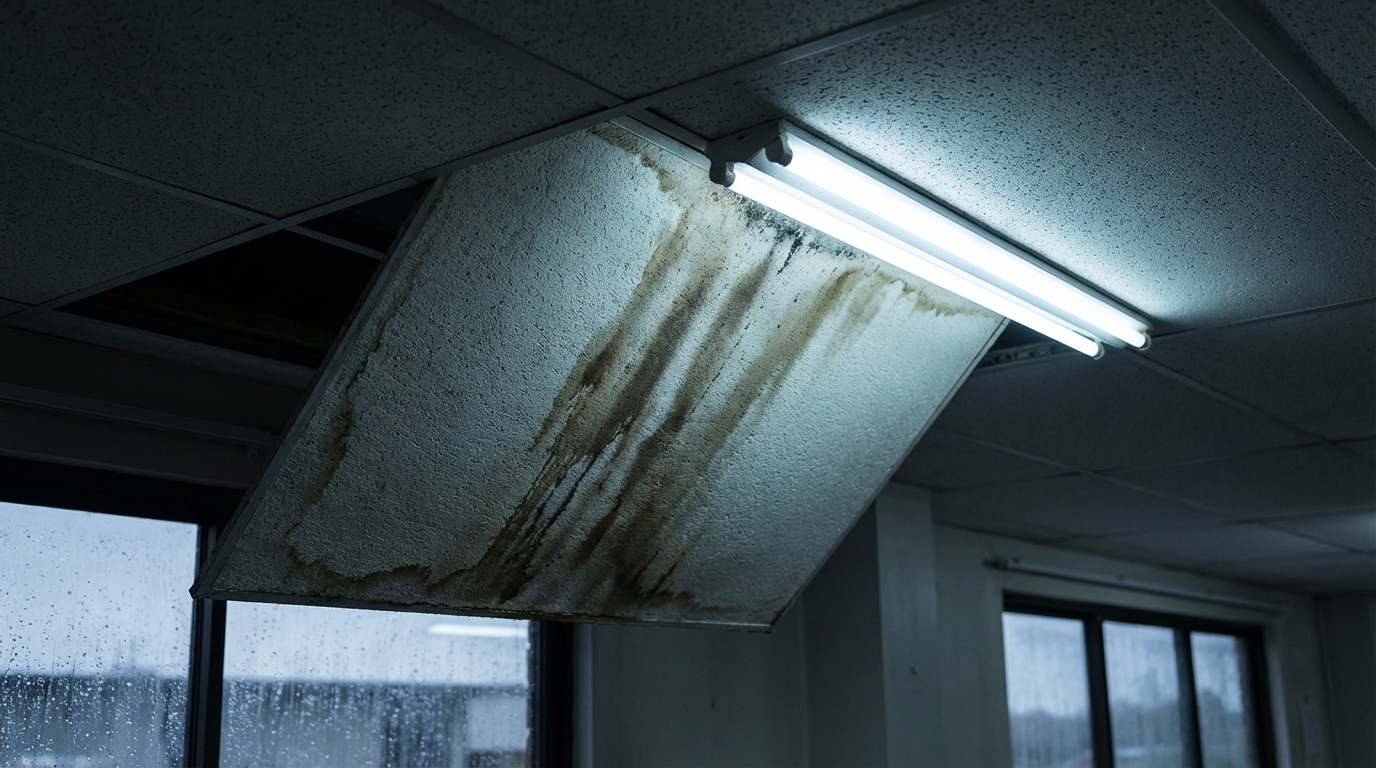 When a Flat Roof Leak Becomes an Emergency Situation