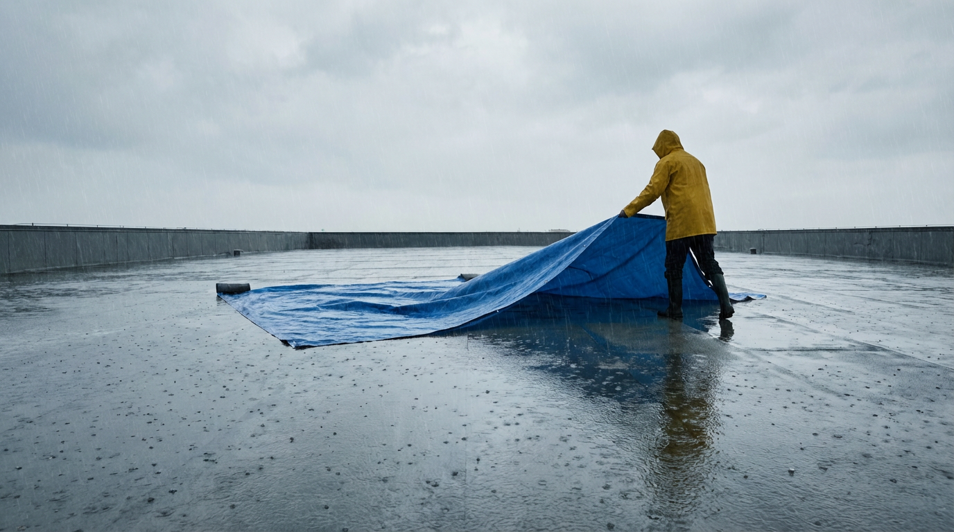 How Fast Response Reduces Damage During Flat Roof Failures