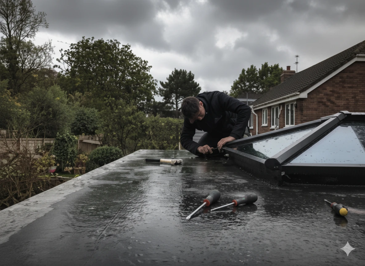 Emergency Flat Roof Repairs: What to Do in the First 24 Hours After a Leak