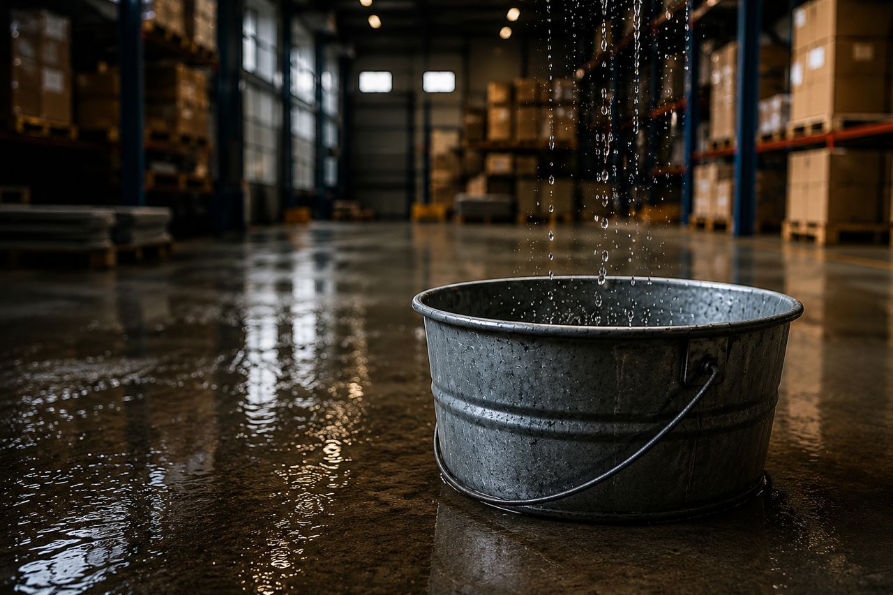 The Hidden Cost of Ignoring a Small Roof Leak in a Warehouse