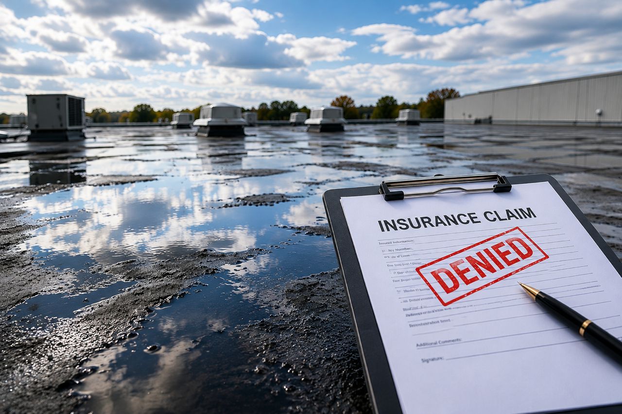 How a Leaking Roof Can Lead to Insurance Claim Denials for Commercial Buildings