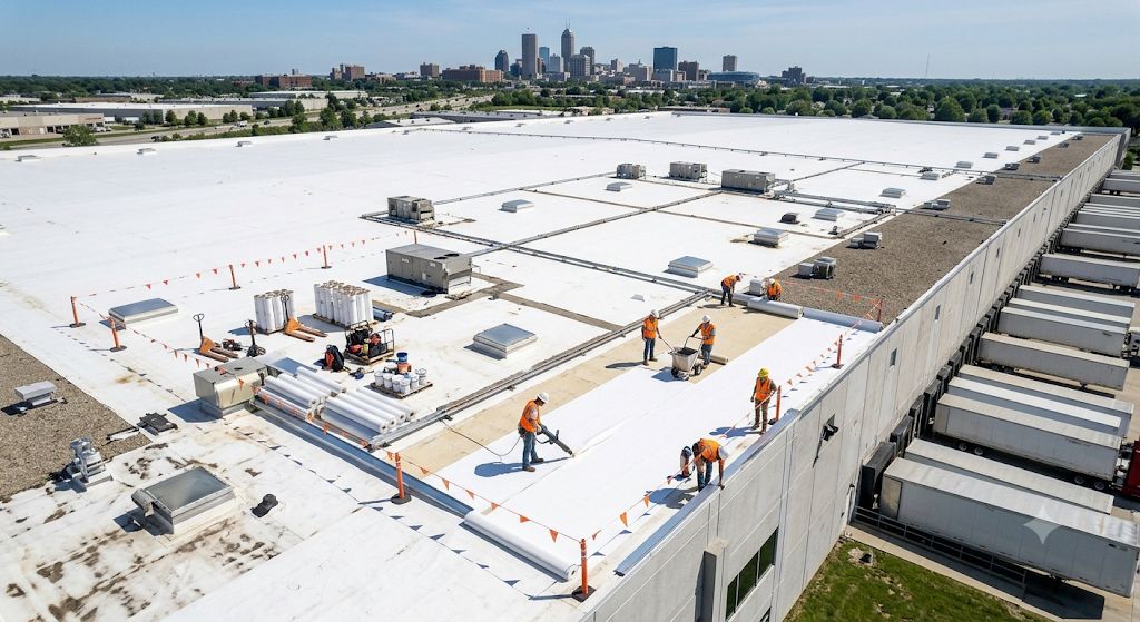 Commercial Roof Repair Cost in Indiana — What to Budget for in 2026
